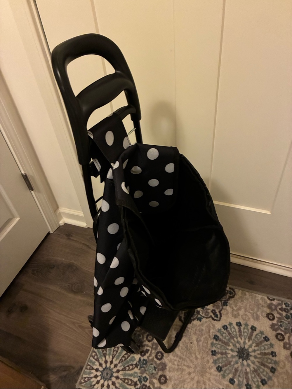 Folding Climb cart with removable Tote, Folding cart also serves as a Dolly